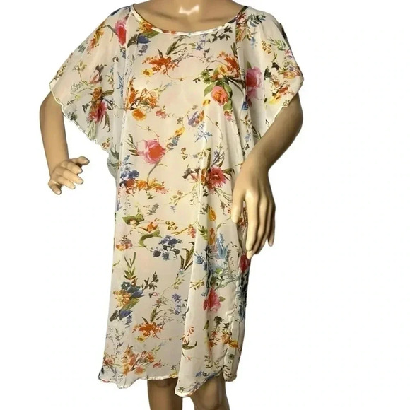 Y2K,vtg,MINT LIMIT  women XL, dress,sheer,chiffon type,bell ,tie,keyhole, NWT - Picture 1 of 15